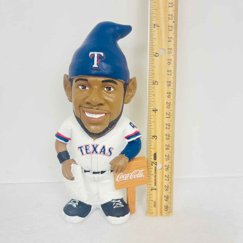 Texas Rangers Elvis Andrus Gnome White MLB Baseball Coca-Cola Kloanz Inc Good